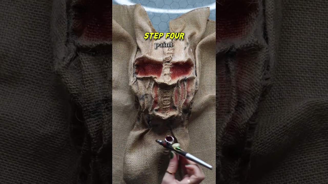 SCARECROW TUTORIAL #creativemakeup #halloweencostume #cosplay #halloweenmakeuplook #halloween