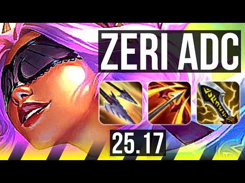 ZERI & Lulu vs YUNARA & Yuumi (ADC) | Godlike | KR Grandmaster | 25.17