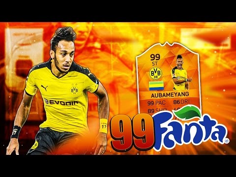 99 PACE FANTA MOTM AUBAMEYANG FASTEST PLAYER FIFA! FIFA 16 ULTIMATE TEAM