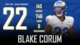 Blake Corum || 2025-2026 Los Angeles Rams Highlights