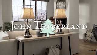 Watch A Video About the Boone Western Rustic Antler USB Table Lamps Set of 2