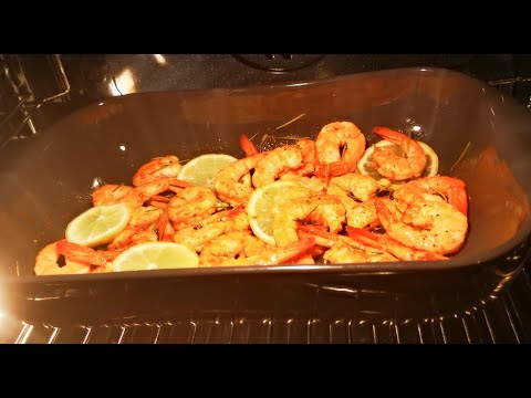Crevettes au four - 10 mn de cuisson pour déguster ce régal simple à faire, plat idéal et délicieux