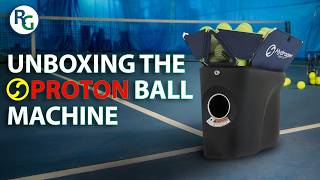 Hydrogen Sports Proton Tennis Ball Machine Unboxing!