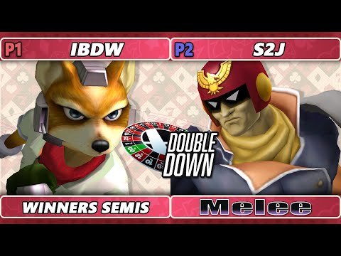 Double Down 2022 Winners Semis- S2J (Captain Falcon) Vs. iBDW (Fox) SSBM Melee Tournament