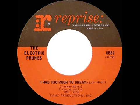 1967 HITS ARCHIVE: I Had Too Much To Dream (Last Night) - Electric Prunes (mono)