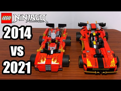 Which X-1 Ninja Charger is Better? LEGO Ninjago Legacy vs. Original Comparison (Old vs. New)