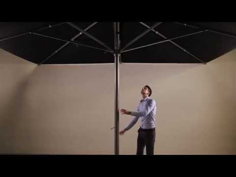 Solero® Basto - Commercial parasol 4x4 or 5x5m