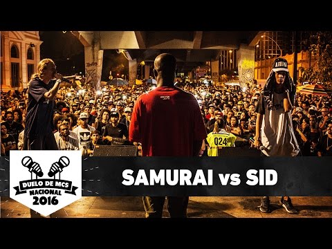 Samurai (RJ) vs Sid (DF) (Final) - Duelo de MCS Nacional 2016 - 20/11/16