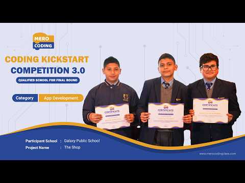 Mero Coding Class | Coding Kickstart 3.0 | Galaxy Public School