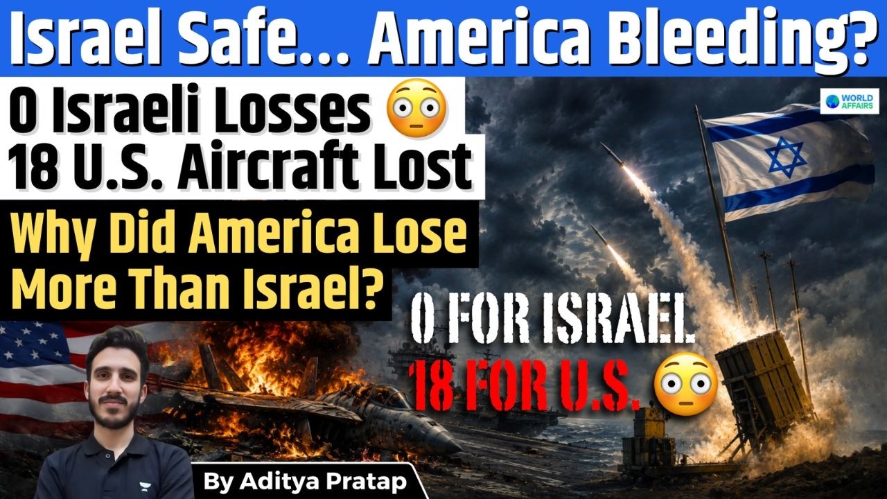 Iran War Bombshell: Why US Lost 18 Manned Aircraft While Israel Escaped Without Losing A Single Jet