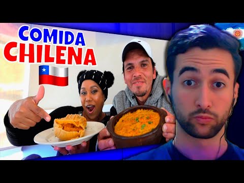 EXTRANJEROS PRUEBAN COMIDA CHILENA - PASTEL DE CHOCLO y HUMITAS POR PRIMERA VEZ 🇨🇱😱