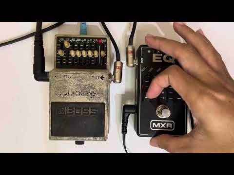 MXR Six Band EQ VS BOSS Graphic Equalizer GE-7