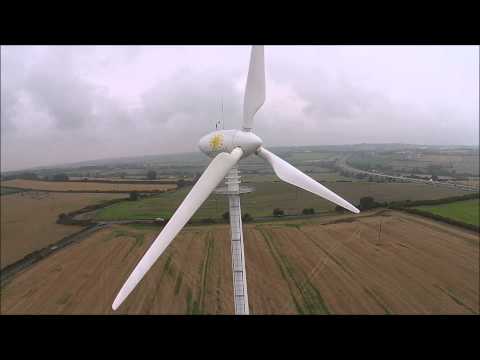 Wind Turbine in Ossett, filmed with DJI