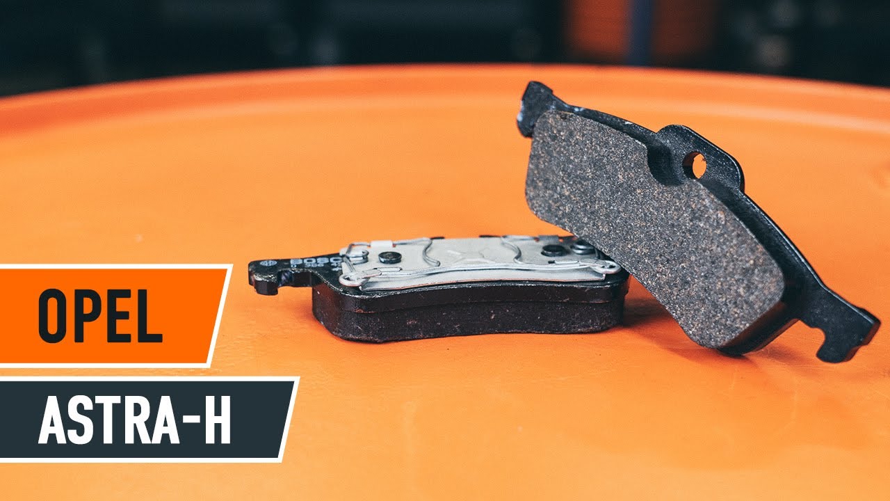 Cómo cambiar: pastillas de freno de la parte trasera - Opel Astra H berlina | Guía de sustitución