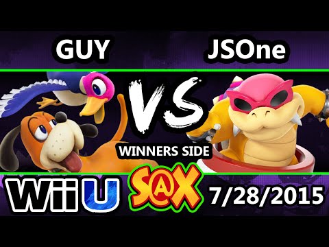 S@X 108 - Guy (Duck Hunt) Vs. JSOne (Bowser Jr.) SSB4 Tournament - Smash Wii U - smash 4