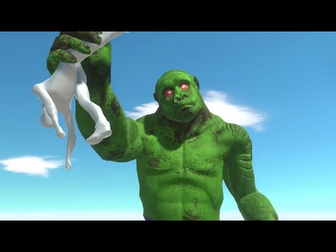HULK SKIN - Goro the Giant Vs All Units (Modern Human) - Animal Revolt Battle Simulator