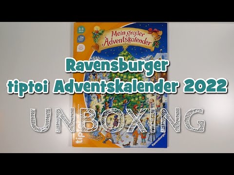 Ravensburger tiptoi Adventskalender 2022 | UNBOXING