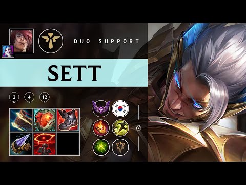 Sett Support vs Rakan - KR Master Patch 25.24
