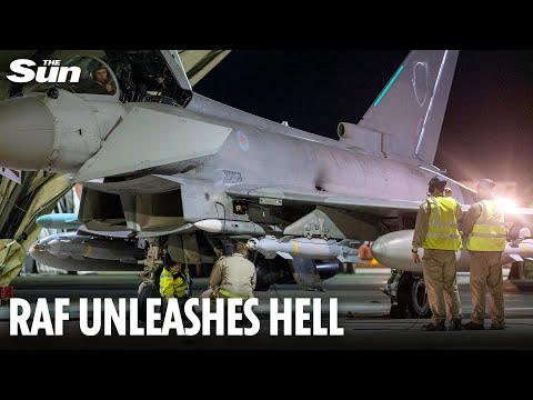 British forces bomb ISIS in joint airstrike with France as RAF targets weapons site in Syria