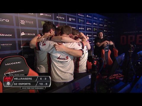 [END] 2nd Map CSGO: G2 Esports vs Hellraisers | DreamHack Open Tours 2017! GRAND FINAL!