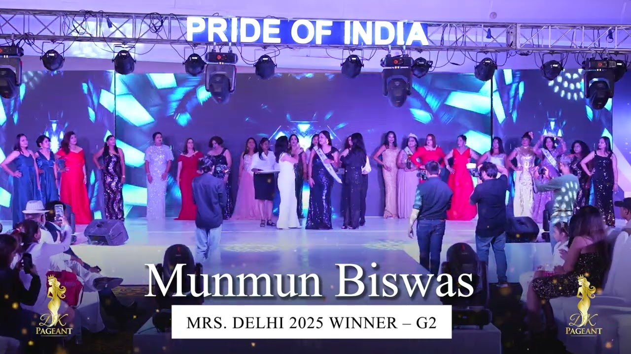 Munmun Biswas – Mrs. Delhi 2025 Winner (G2 Category)