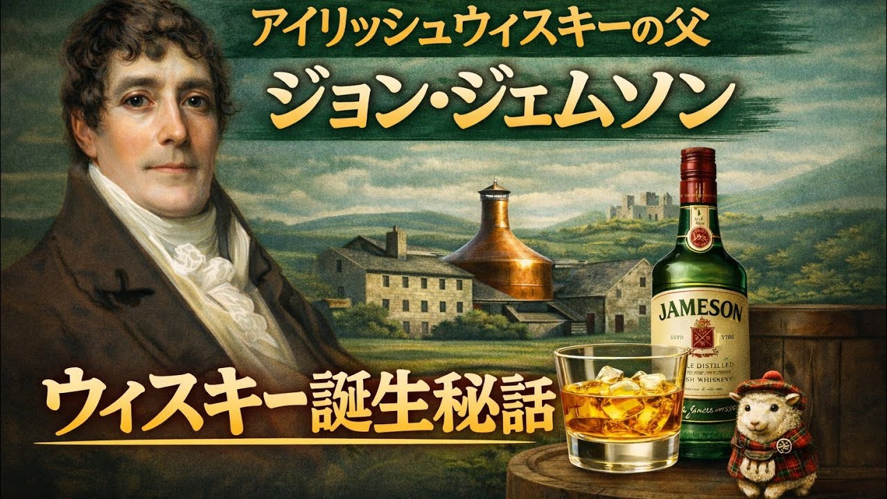 【ジェムソン・ウイスキーの生みの親】ジョン・ジェムソン
