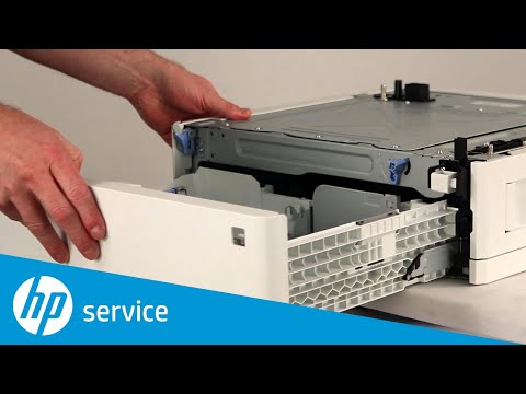 Replace the Tray 3, Tray 4, or Tray 5 | HP Color LaserJet Enterprise M553 Printer | HP Support