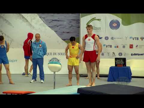 HANSEN Rasmus (DEN) - 2018 Trampoline Worlds, St. Petersburg (RUS) - Qualification Tumbling R1