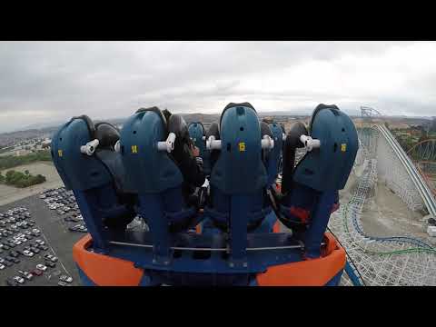 Scream Roller Coaster at Six Flags Magic Mountain