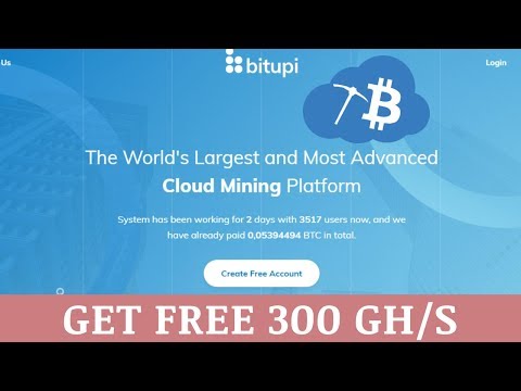 Bitupi.com отзывы 2019, mmgp, обзор, Bitcoin Cloud Mining, get Free 300 Gh/s