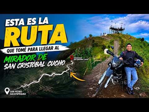 Esta es la RUTA que tomé para llegar al MIRADOR de San Cristóbal Cucho desde San Marcos l Parte 1