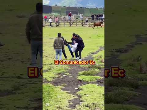Mujer fue embestida por una vacona en #Quero, #Tungurahua