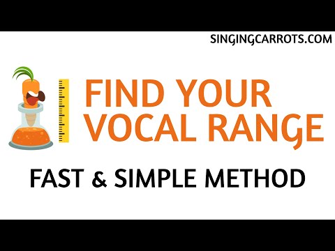How to find your vocal range? Fast and simple method.