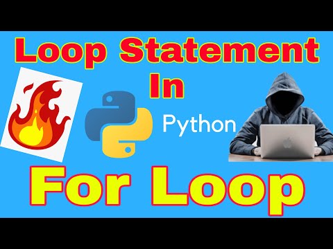 Conditional Loop Statement In Pythonfor Loop Python Tutorial 9 Tutor Sushant Python