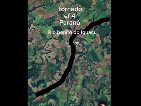 tornado no Rio bonito de Iguaçu ef 4 Paraná em 2025 7 de novembro
