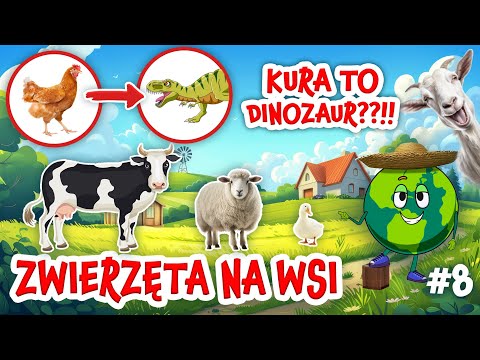 Zwierzęta na Wsi - Kura to Dinozaur? Film Edukacyjny dla Dzieci
