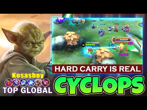 Cyclops Hard Carry Is Real [Top 1 Global Cyclops] by Kosasboy ~ Mobile Legends