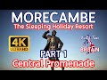 MORECAMBE: (Part 1) Central Promenade Walk and AMAZING HISTORY!