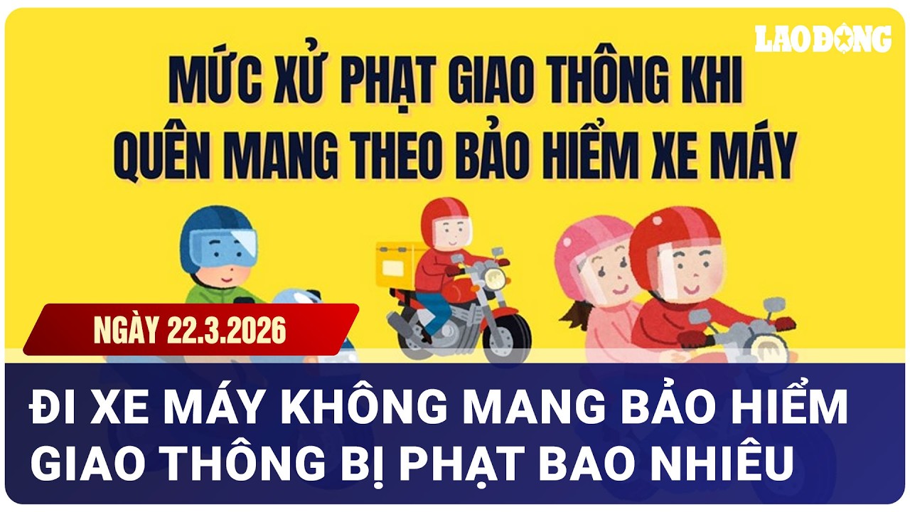 Đi xe máy không mang bảo hiểm giao thông bị phạt bao nhiêu tiền