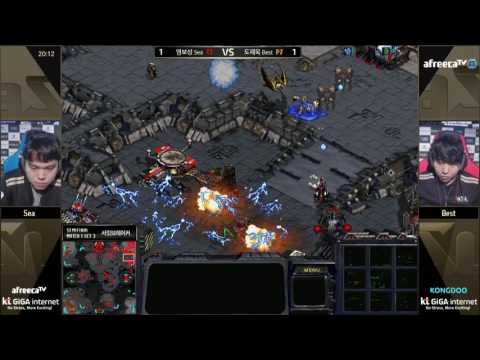 BeSt shows us how to use Psionic Storm with Recalls versus Sea!