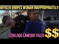 Officer Frisks Woman Touching Her Buttocks Inappropriately Huge Lawsuit Police Bodycam