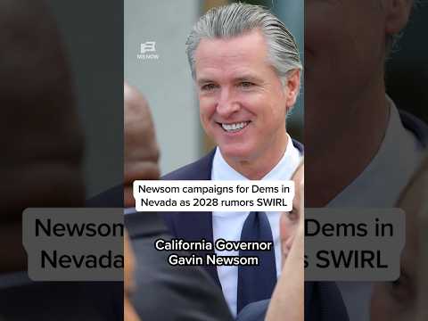Newsom campaigns for Dems in Nevada as 2028 rumors swirl
