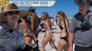 Finding Octopus Jewelry Metal Detecting New Smyrna Beach Florida | The Detecting Duo