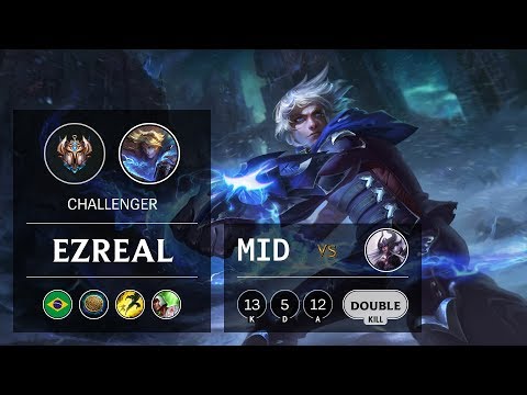 Ezreal Mid vs Syndra - BR Challenger Patch 9.20
