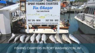 preview picture of video 'Fishing Charters Port Washington WI Fin Chaser Charter Fishing'