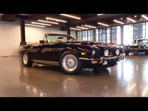 1979 Aston Martin V8 Volante Convertible in Black on My Car Story with Lou Costabile