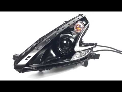 Nissan 370Z - Morimoto XSB Z-DRL - Custom Painted Headlights