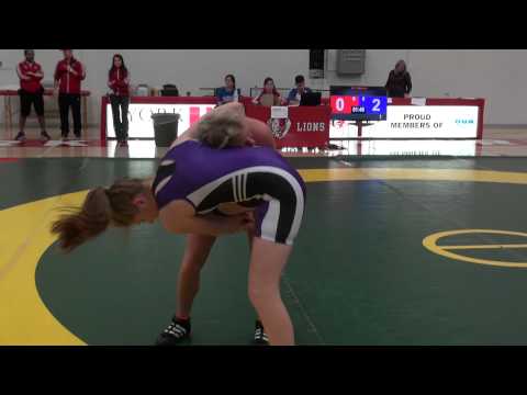2013 York University Open FW 59kg FINAL  Liz Sera (Concordia) vs Brenna Llewellyne (Western)
