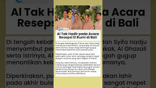 Al Ghazali bakal Tak Hadir pada Resepsi El Rumi dan Syifa Hadju di Bali, Begini Kata Maia Estianty