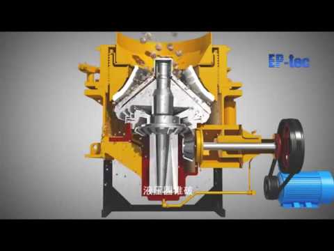 Hydraulic cone crusher working principle